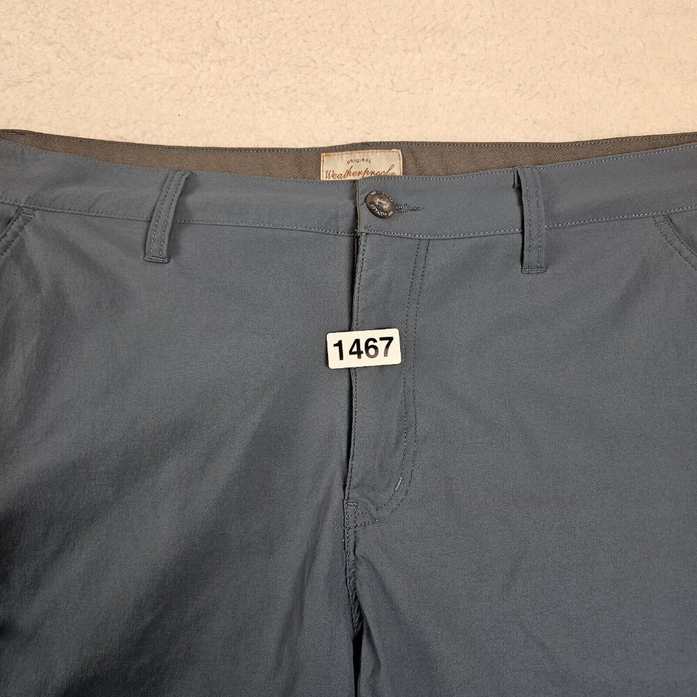 Weatherproof Vintage Trail Shorts Hybrid Men's Size 40 Solid Metal Gray Outdoors - Picture 14 of 14
